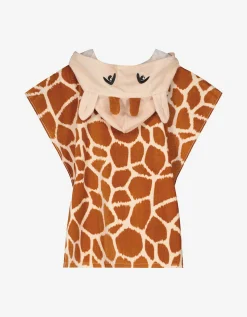 Dopodopo boys Badjas - Dierenprint - lichtgeel Sale