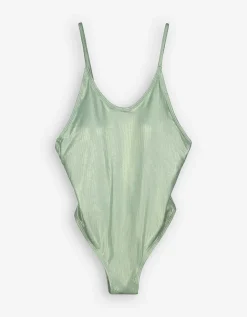 Ever Me Badpak - Gerecycled polyester - groen Clearance