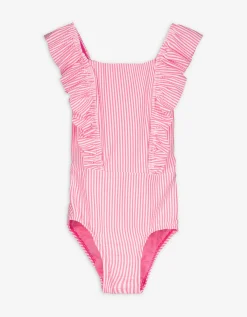 Dopodopo girls Badpak - Strepen - pink Hot