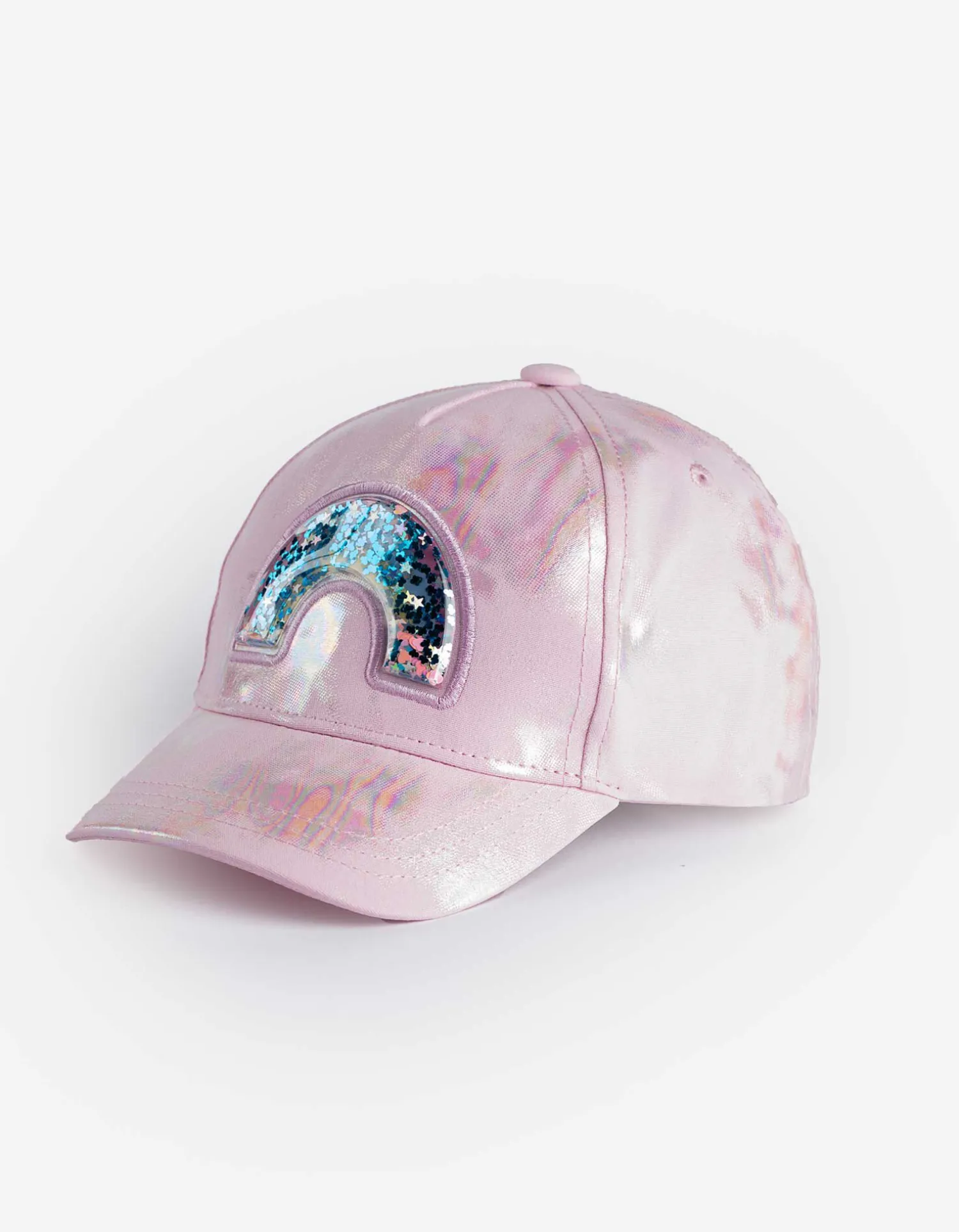 Dopodopo girls Baseballpet - Holografische print - pink Outlet