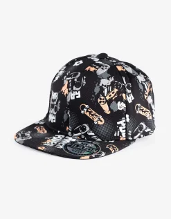 Chapter Young Baseballpet - Print all-over - zwart Sale