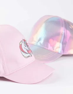 Dopodopo girls Baseballpet - Set van 2 - pink Hot