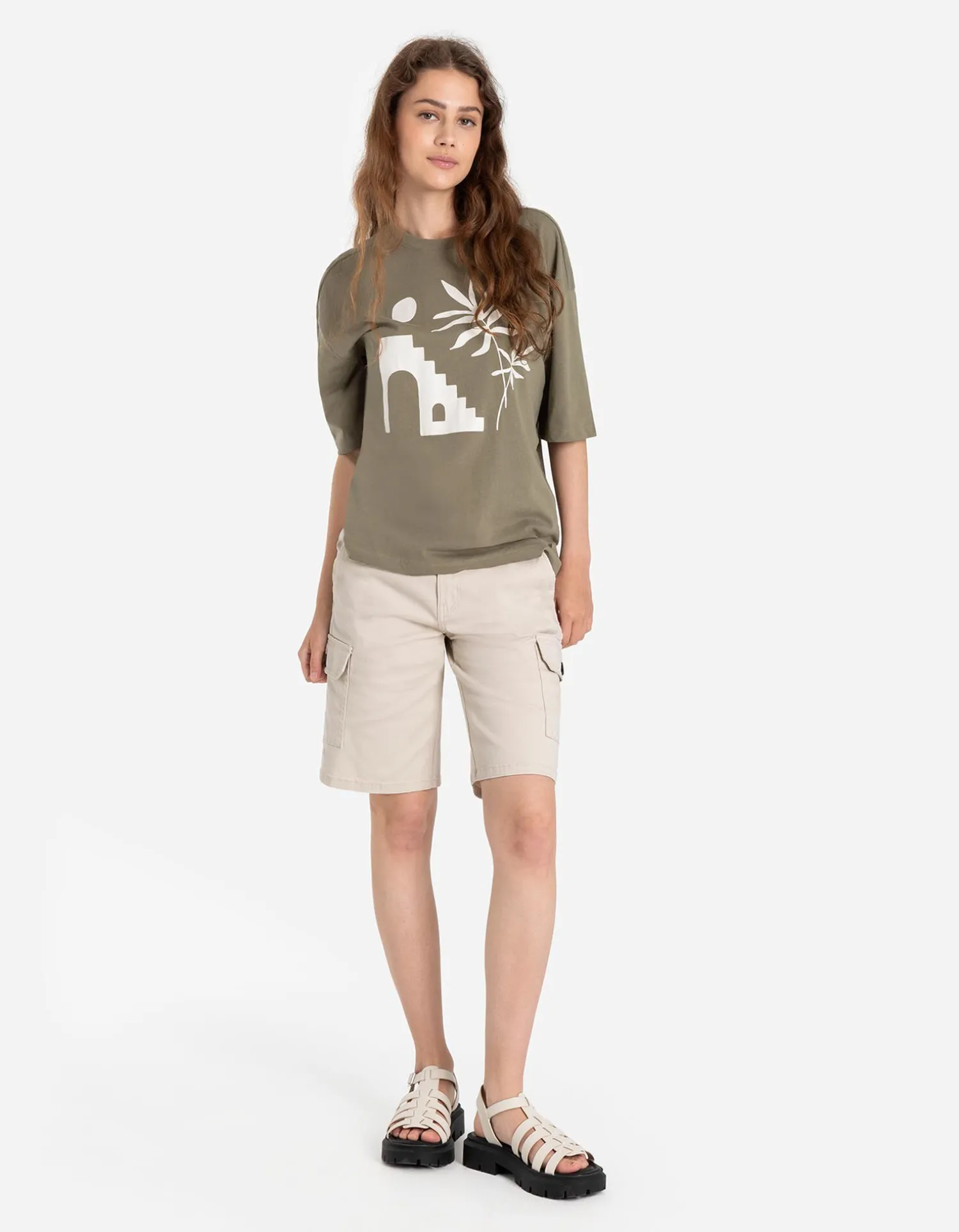 Ever Me Bermuda - Keper - beige Fashion