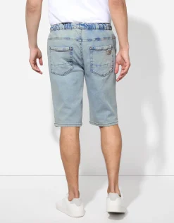 Jean Pascale Bermuda - lichtblauw Sale