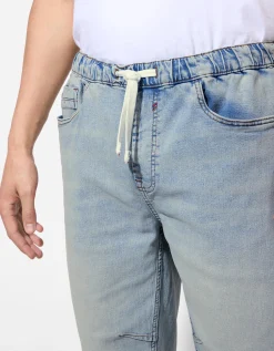 Jean Pascale Bermuda - lichtblauw Sale