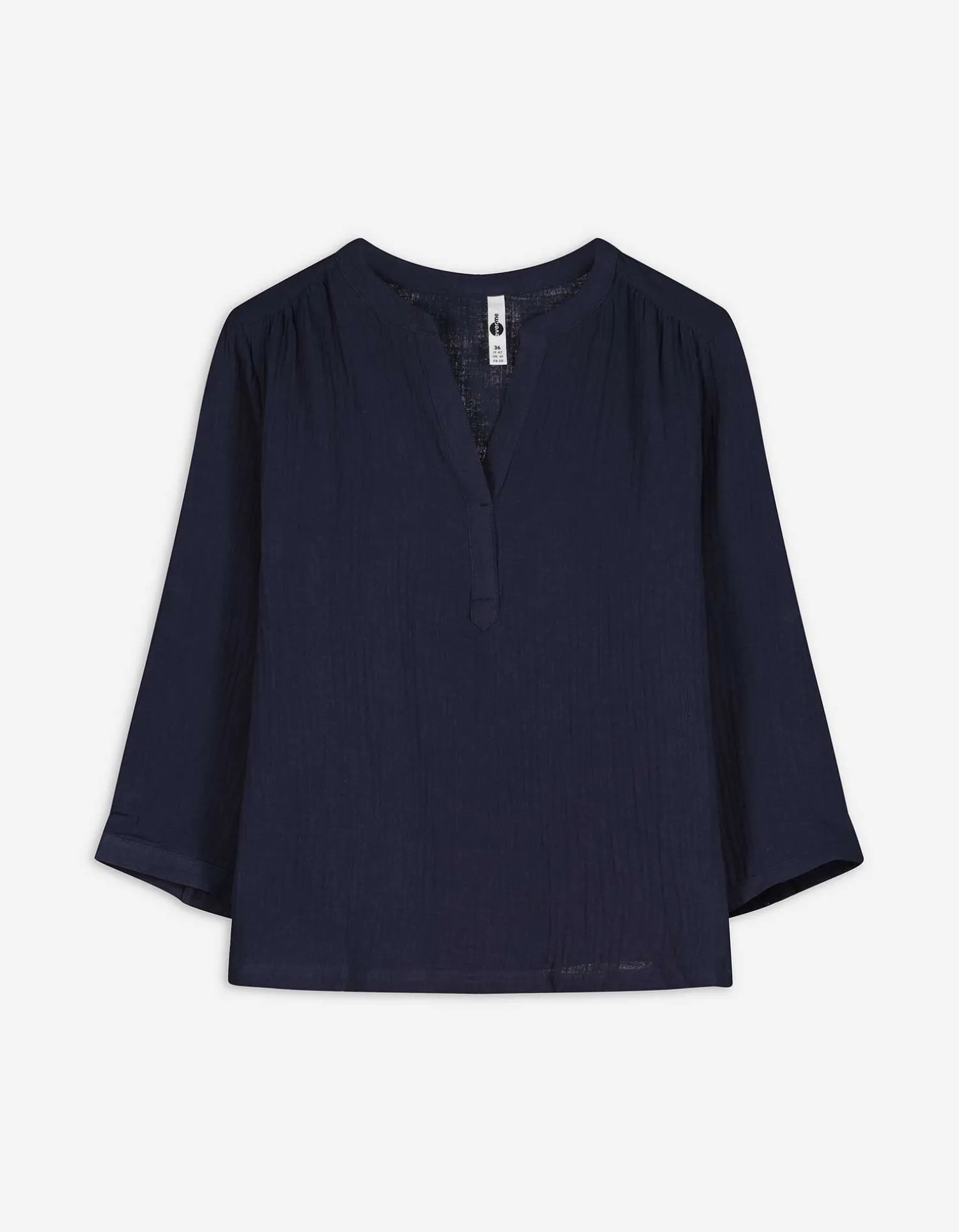 Ever Me Blouse - Effen - donkerblauw Sale