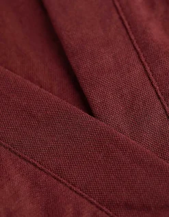Page One Blouse - Effen - donkerrood Hot