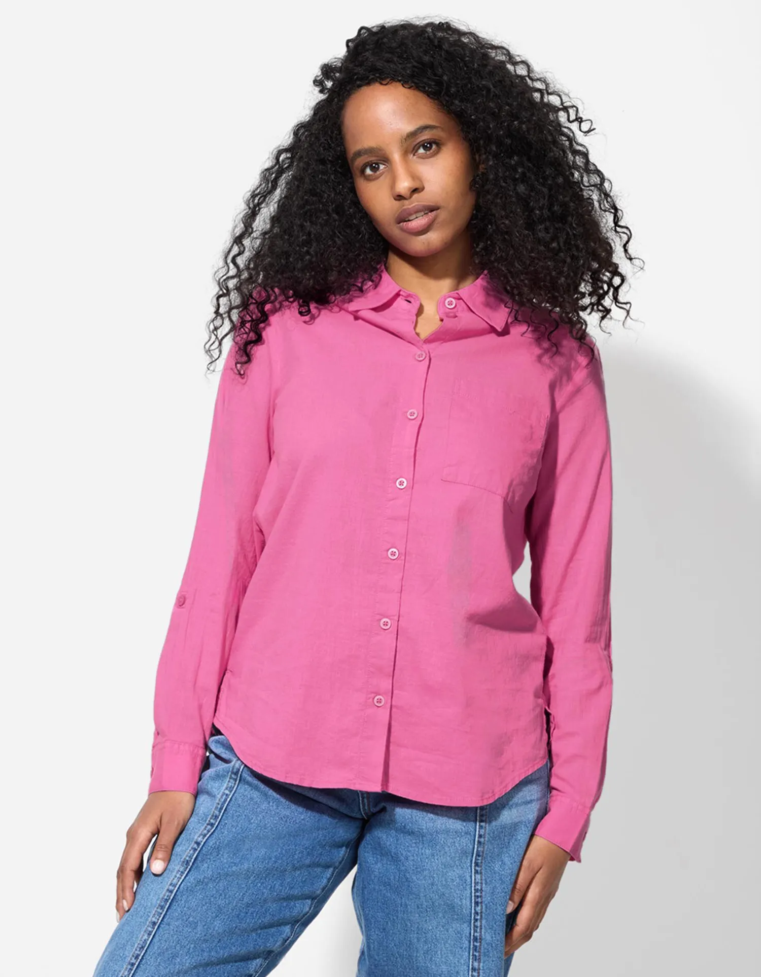 Ever Me Blouse - Effen - pink Best