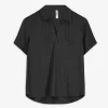 Page One Blouse - Effen - zwart Discount