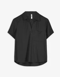 Page One Blouse - Effen - zwart Discount