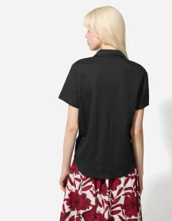 Page One Blouse - Effen - zwart Discount