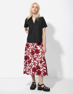 Page One Blouse - Effen - zwart Discount