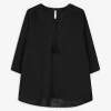 Maxi Blue Blouse - Katoen - zwart New