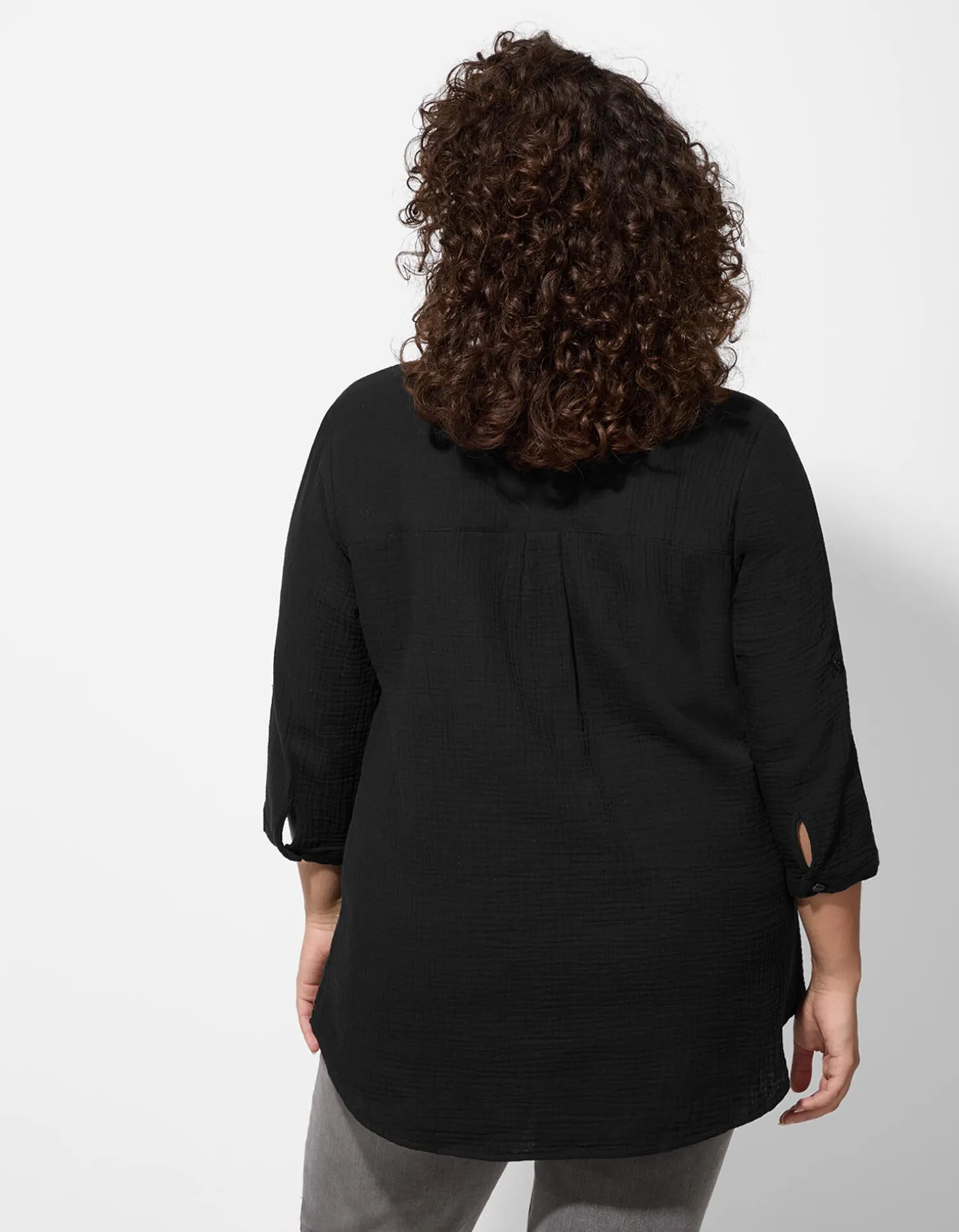 Maxi Blue Blouse - Katoen - zwart New