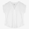 Ever Me Blouse - Mousseline - wit Fashion