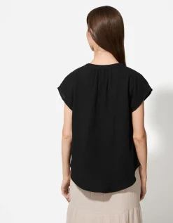 Ever Me Blouse - Mousseline - zwart Outlet