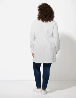 Maxi Blue Blouse - Overhemd kraag - wit Outlet