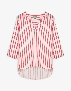 Takko Blouse - Strepen - rood Fashion