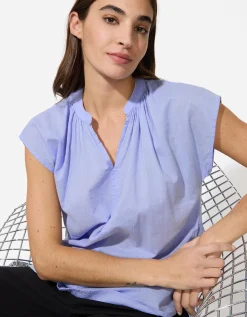Ever Me Blouse - V-hals - lichtblauw Online