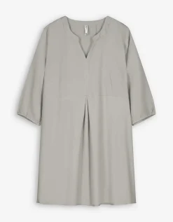 Maxi Blue Blousejurk - Viscose - donkergroen Sale