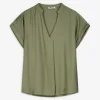 Takko Blouseshirt - Effen - groen Clearance
