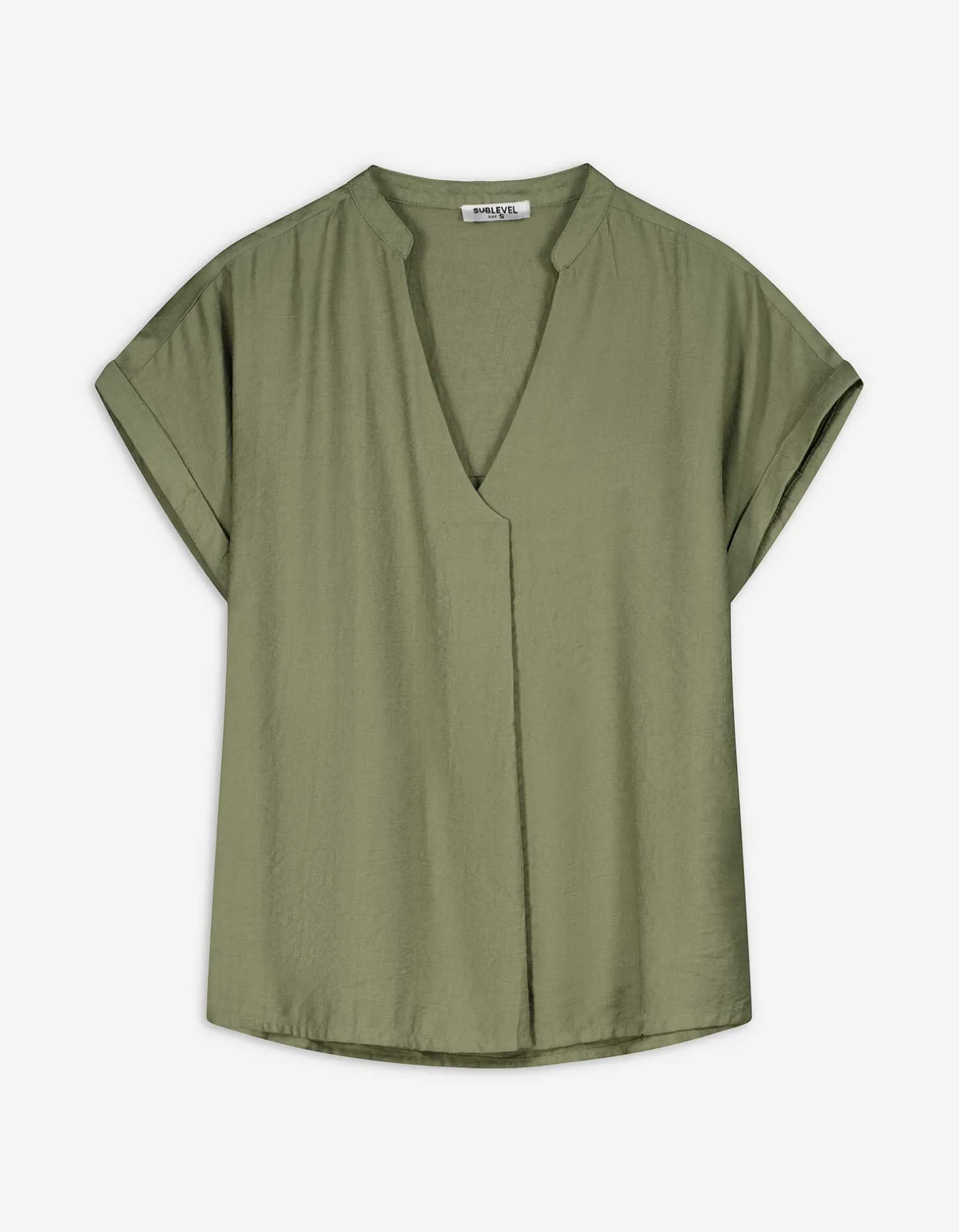 Takko Blouseshirt - Effen - groen Clearance