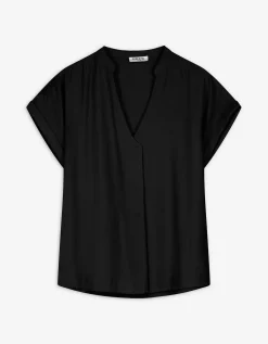 Takko Blouseshirt - Effen - zwart Fashion