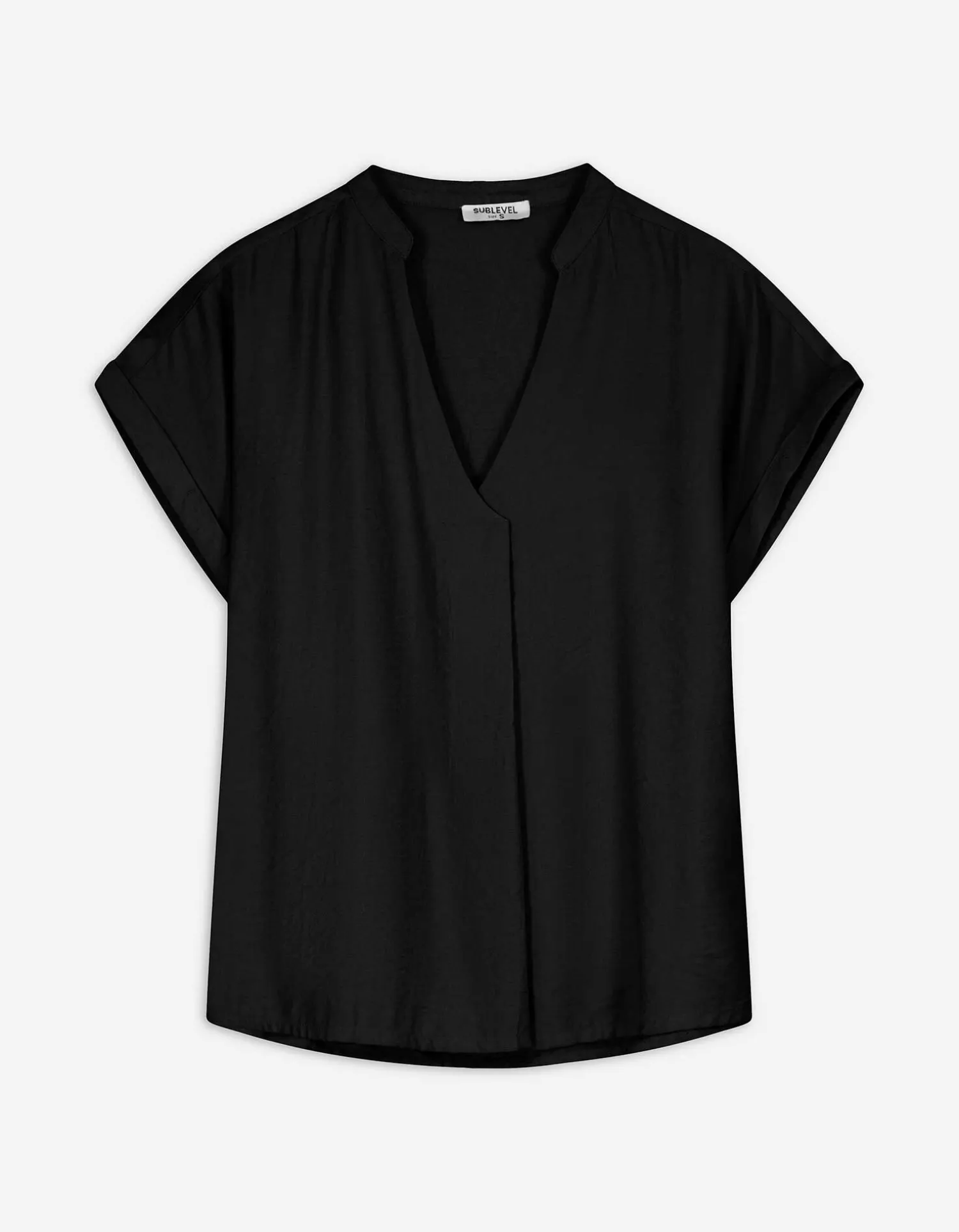 Takko Blouseshirt - Effen - zwart Fashion