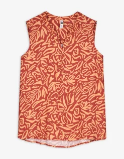 Ever Me Blouseshirt - LENZING&trade; ECOVERO&trade; - donkerrood Fashion