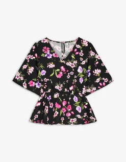 Page One Blouseshirt - LENZING&trade; ECOVERO&trade; - zwart Discount