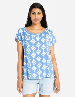 Takko Blouseshirt - LENZING&trade; ECOVERO&trade; - lichtblauw Online