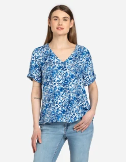 Ever Me Blouseshirt - LENZING&trade; ECOVERO&trade; - lichtblauw Outlet