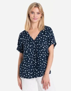 Ever Me Blouseshirt - LENZING&trade; ECOVERO&trade; - donkerblauw Discount