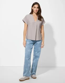 Takko Blouseshirt - Oversized schouders - beige Hot