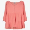 Takko Blouseshirt - Volants - pink Hot