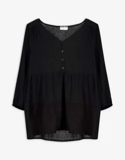 Takko Blouseshirt - Volants - zwart Online