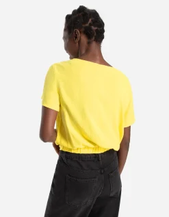 Page One Blouseshirt - Wikkellook - lichtgeel New