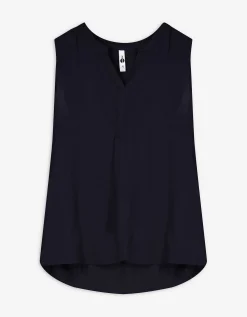 Ever Me blousetop - Effen - donkerblauw Clearance