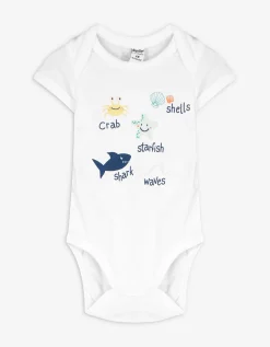dopodopo newborn Body - Print - wit Hot