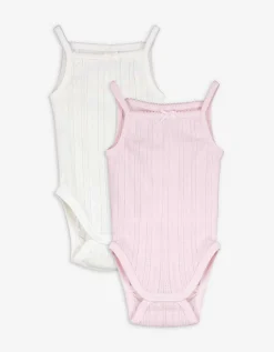 dopodopo newborn Body - set van 2 roze Fashion