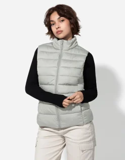 Ever Me Bodywarmer - Opstaande kraag - donkergroen Outlet