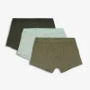 Jean Pascale Boxershort - Set van 3 donkergroen Hot