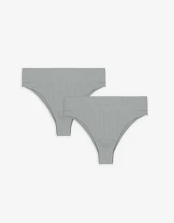Flame Brazilian - Set van 2 lichtgrijs Fashion