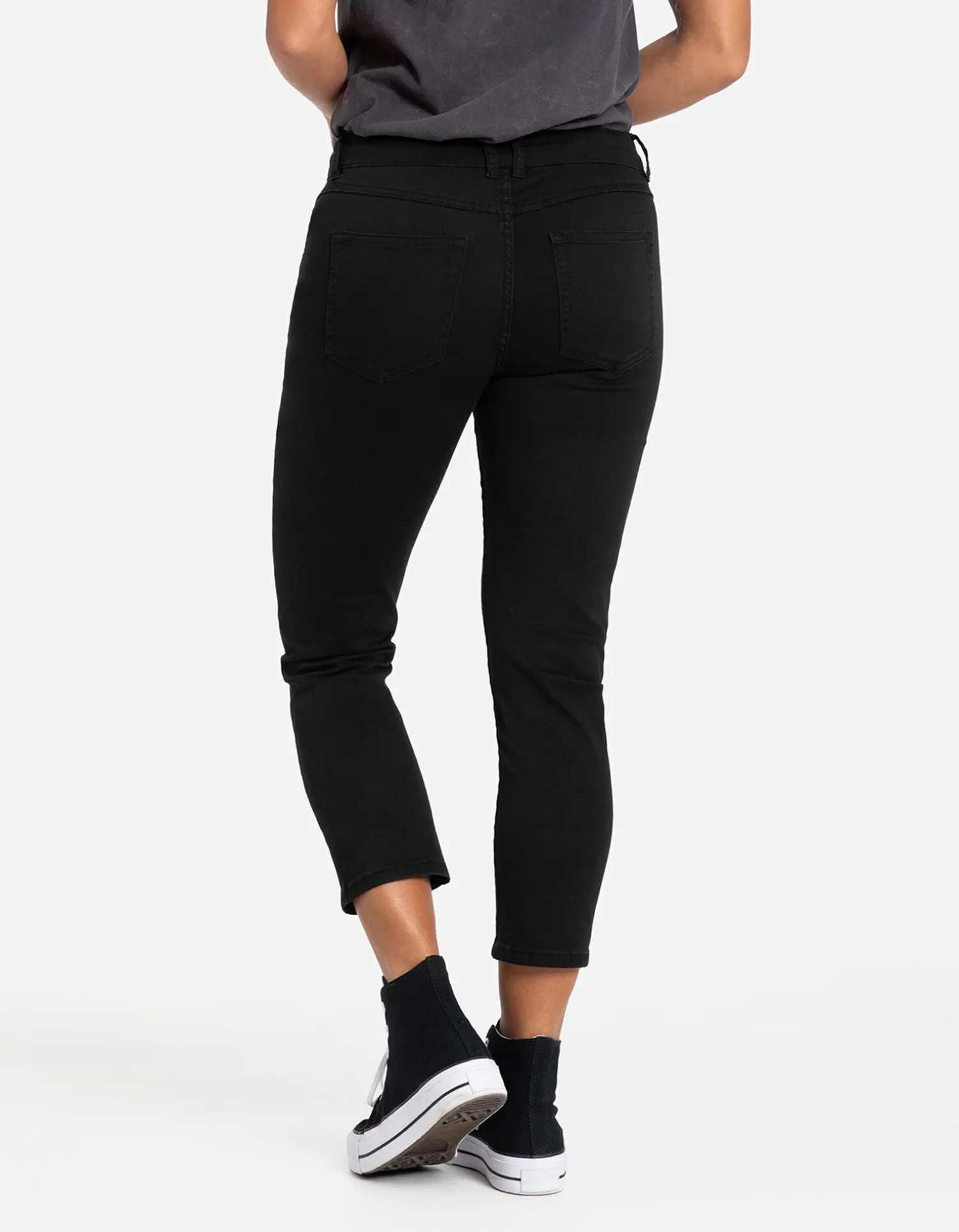 Ever Me 7/8-broek - Katoenmix - zwart New