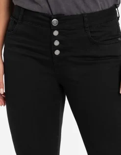 Ever Me 7/8-broek - Katoenmix - zwart New