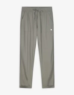 Takko Broek - Linnenmix - lichtgroen Discount