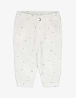 dopodopo newborn Broek - Motief all-over - wit Hot