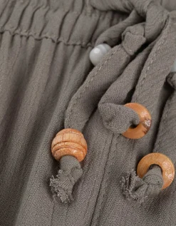 Takko Broek - Wide fit - donkergroen Sale