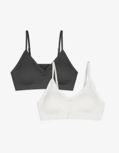 Page One Young Bustier - Effen donkergrijs New
