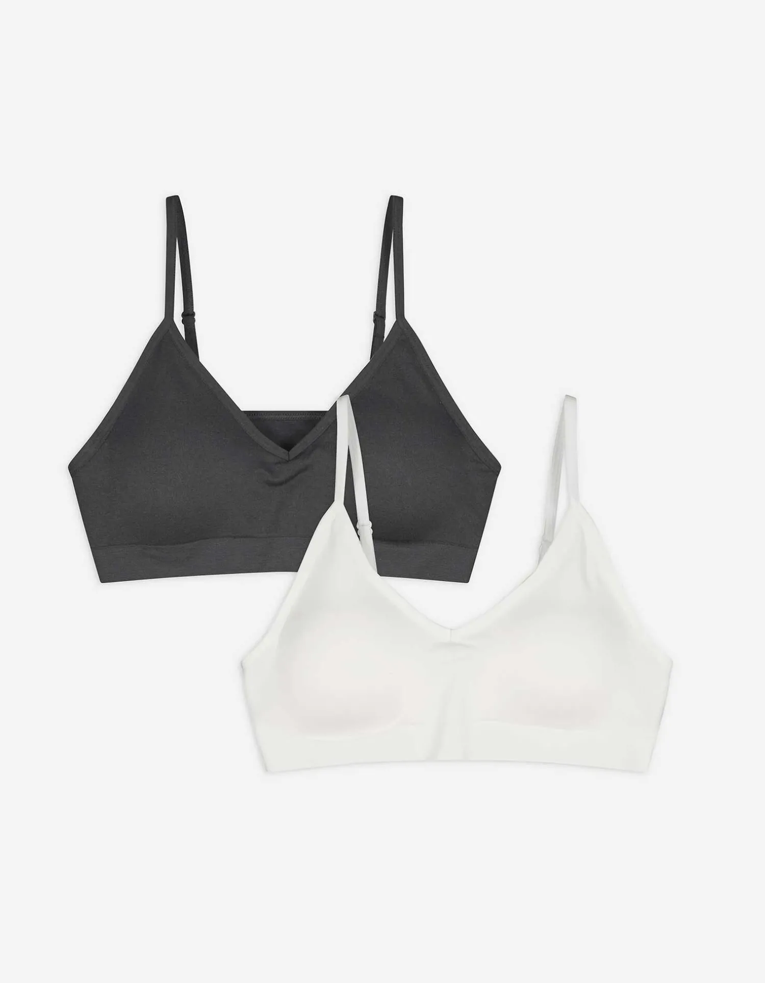 Page One Young Bustier - Effen donkergrijs New